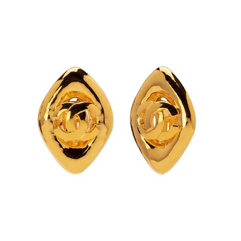 chanel logo diamond earrings|Chanel logo diamond earrings price.